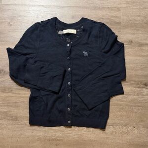 Women’s Navy cardigan sweater